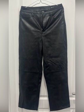 Blank NYC Black Faux Leather Pants